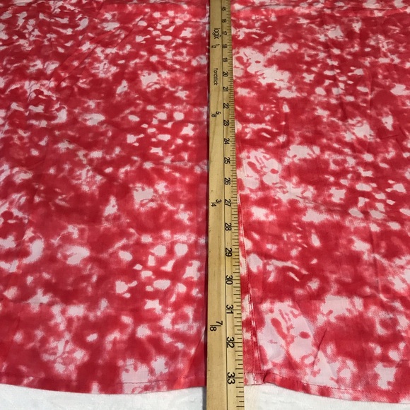 Woman Within Button Up Shirt Women’s Sz 5X Tie Dye Orange Long Sleeve’s Collared - Picture 14 of 14